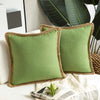 1PCS Flax Sofa Cushion Cover Decorative Pillows Throw Pillow Case Soft Solid Colors Luxury Home Decor Living Room Sofa Seat