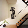 Africa Wall Decal Tribal African Wall Art Black Woman Boho Stickers Bedroom Decor Room Decal Africa Art Decor New Arrival AM01