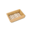 Wooden Bamboo Soap Dishes Tray Holder Natural Storage Soap Rack Plate Box Container