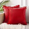 Soft Velvet Cushion Cover Decorative Pillows Throw Pillow Case Solid Color Luxury Home Decor Living Room Sofa Seat shaggy pillow