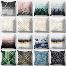  Nordic Geometric Patchwork Grids Lines Pillowcase 40/45/50/60cm Polyester Cushion Cover Sofa Living Room Pillow Case Home Decor