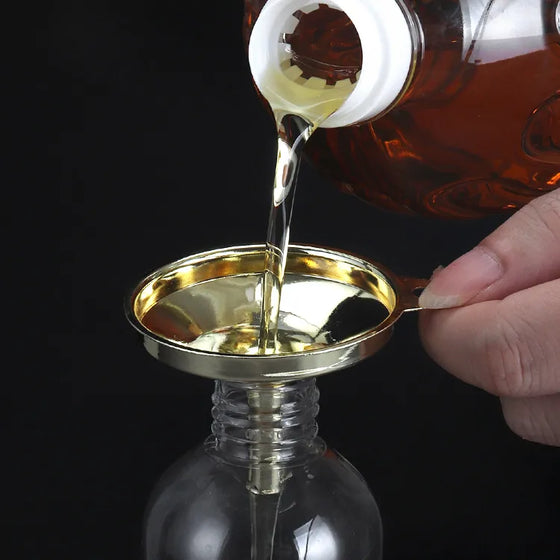 304 Stainless Steel Small Funnel Mirror Polished Conical Funnel Oil Wine Water Spices Metal Funnel Home Kitchen Funnel