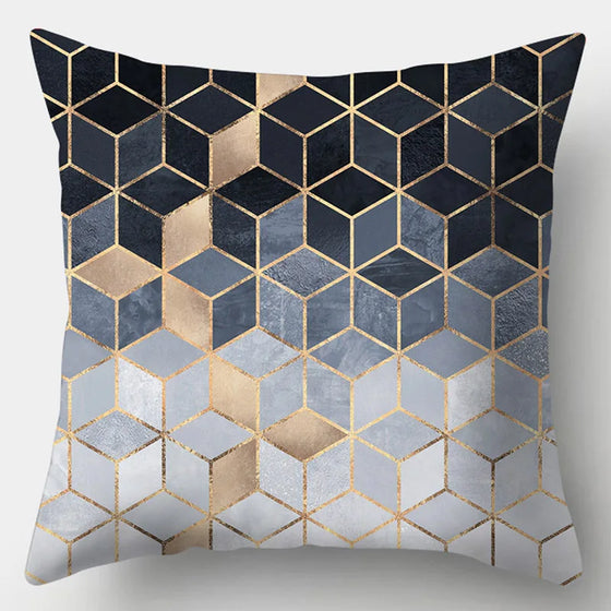 Nordic Geometric Patchwork Grids Lines Pillowcase 40/45/50/60cm Polyester Cushion Cover Sofa Living Room Pillow Case Home Decor