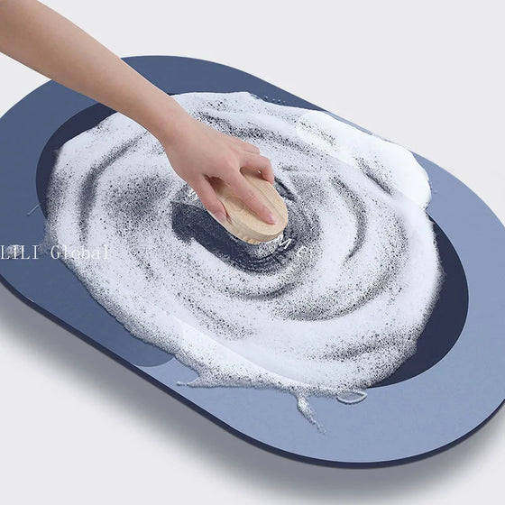 Absorbent Anti-slip Shower Quick Drying Mat