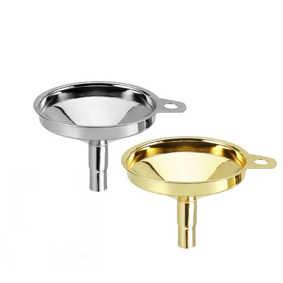 304 Stainless Steel Small Funnel Mirror Polished Conical Funnel Oil Wine Water Spices Metal Funnel Home Kitchen Funnel